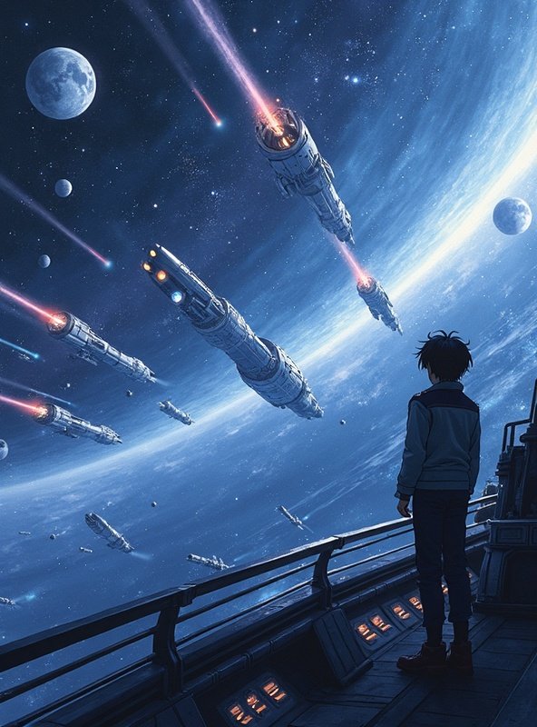 里番动漫推荐热播榜第13名番剧《星河舰队·启航》封面 - 科幻 / 太空