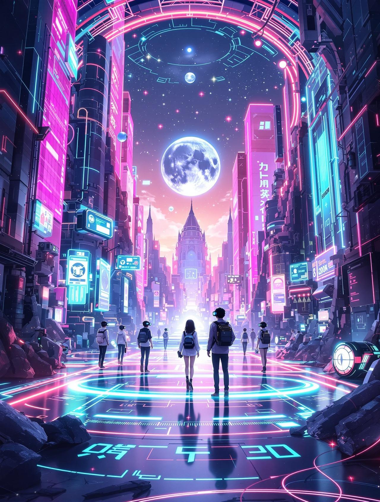 里番动漫推荐热播番剧《虚拟幻界Online》封面 - 科幻 / 游戏，评分9.1